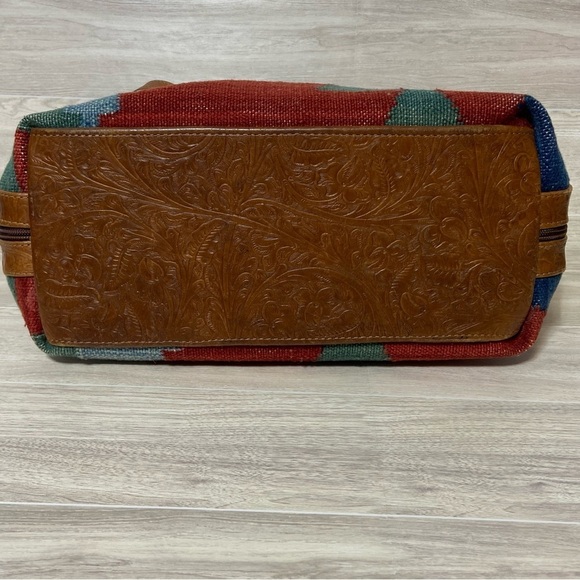 UNBRANDED / Aztec Woven and Embossed Leather Purse - Picture 6 of 14